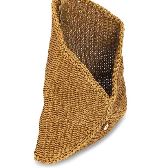 Yves Saint Laurent Tan Clutch Woven Elegance - Picture 5 of 6